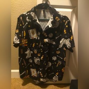 Halloween Button-Up Shirt